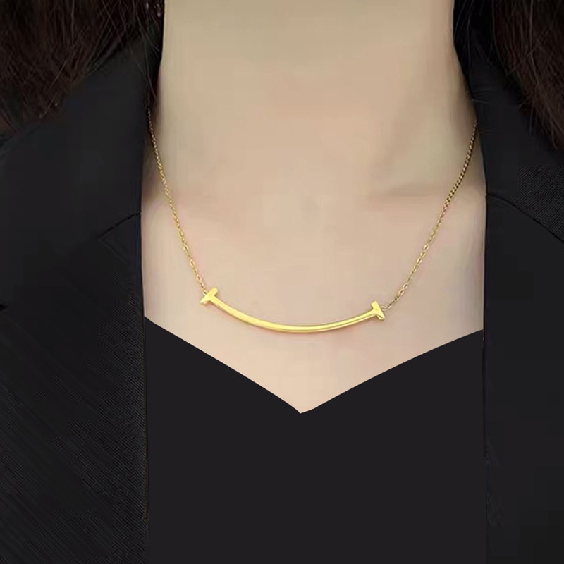 Kalung titanium wanita rantai Korean fashion xuping necklace gold kalung emas