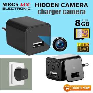 Spy Camera USB Charger Adaptor Free Memory Vgen 8GB HD - Hidden Camera - Kamera Tersembunyi Model Adaptor