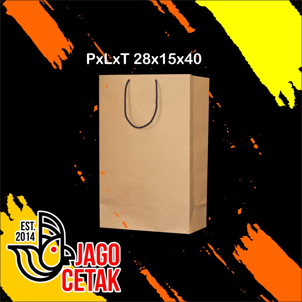 

Harga per Lusin 12 BIJI 28x15x40 PxLxT tas kado paper bag souvenir godybag surabaya grosir kemasan tas kertas tas coklat polos brownis tas nasi boxsepatu tashitam boxnasi bento putih sepatu boxbento tas nasi kotak