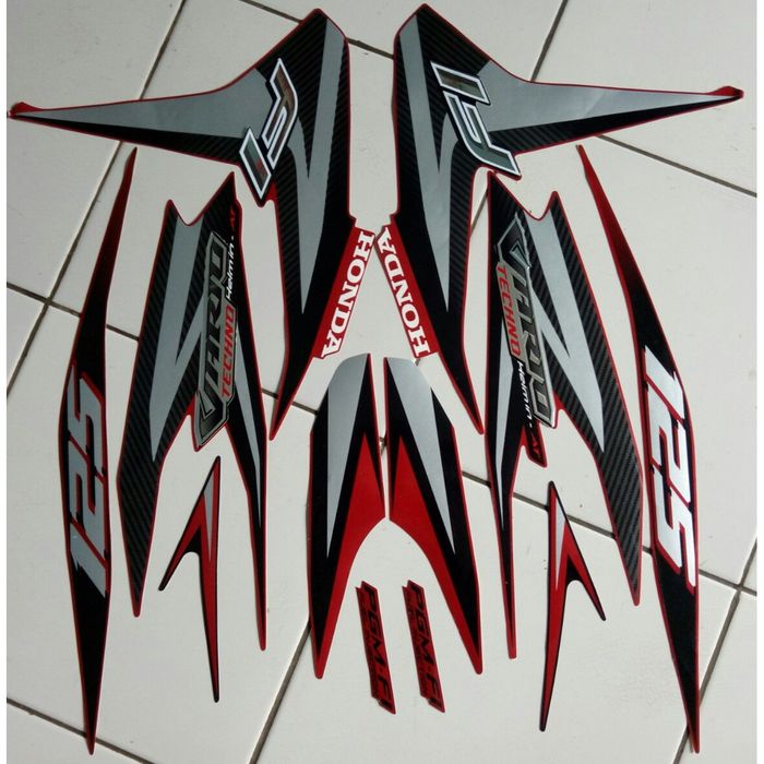 stikere striping honda vario 2012 merah