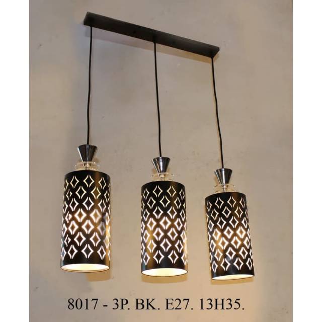 Lampu Hias gantung dekorasi ruang tamu - meja makan minimalis 8017 / 3