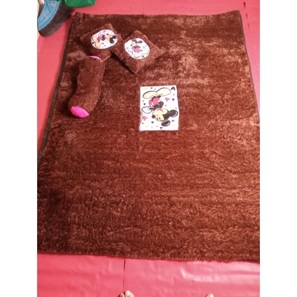 Surpet Bulu karakter mickey mouse /Surpet Karakter Jumbo / Kasur Bulu Tebal / Surpet Karakter / Kasu