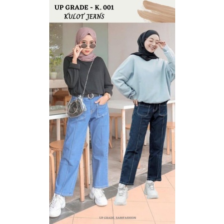 UPGRADE JEANS KULOT K2K001-  2 WARNA