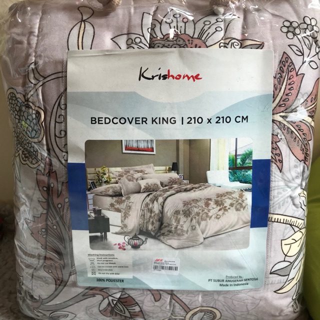 Bedcover krishome size king