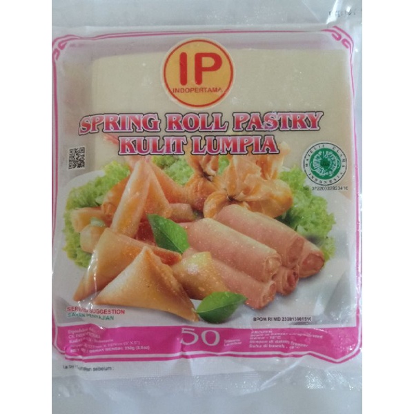

Spring roll pastry kulit lumpia ip isi 50lembar