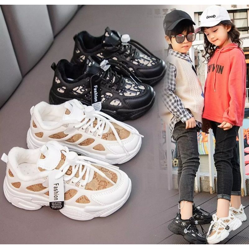 TERBARU LittleShoes Sepatu Anak Laki-Laki dan Perempuan LUXURY Sneaker Anak Import Premium Size26-37