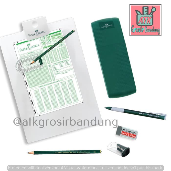 

Paket Ujian Faber Castell Exam Set Acrylic EBTA SPMB Paket Alat Tulis