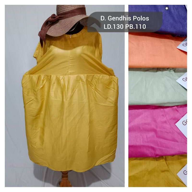 daster gendis jumbo XXXL busui, hamil LD 130 PB 110 saku kanan, rayon adem-1