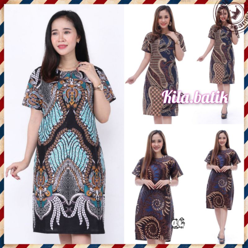 Dress batik modern &amp; original S.M.L.XL.XXL