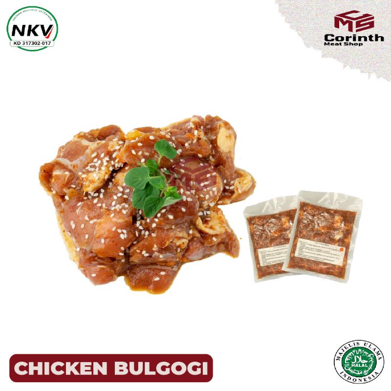

CHICKEN BULGOGI RASA ORIGINAL DAN SPICY 250GR HALAL PREMIUM - ORIGINAL