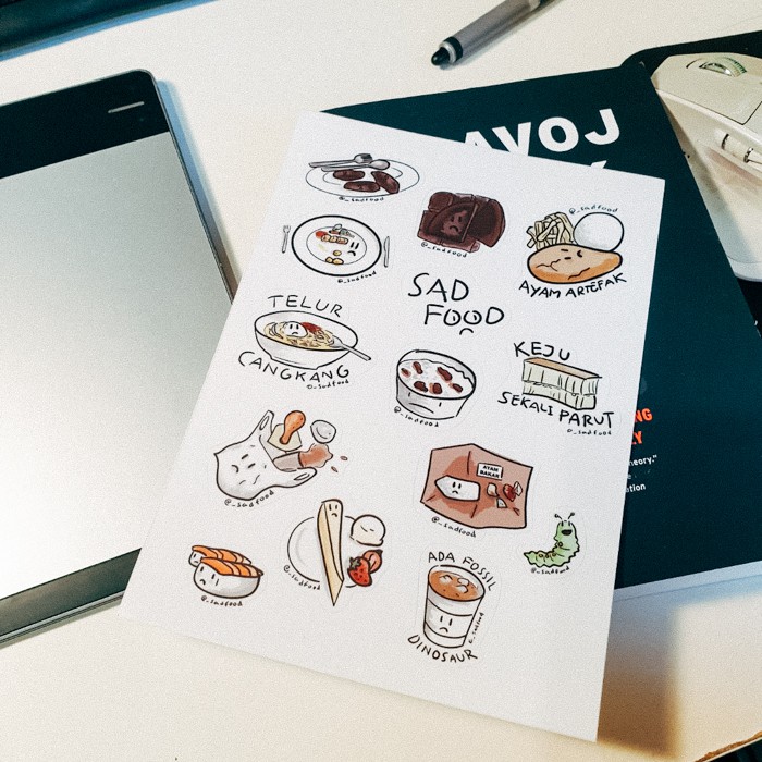 

Stiker Sadfood