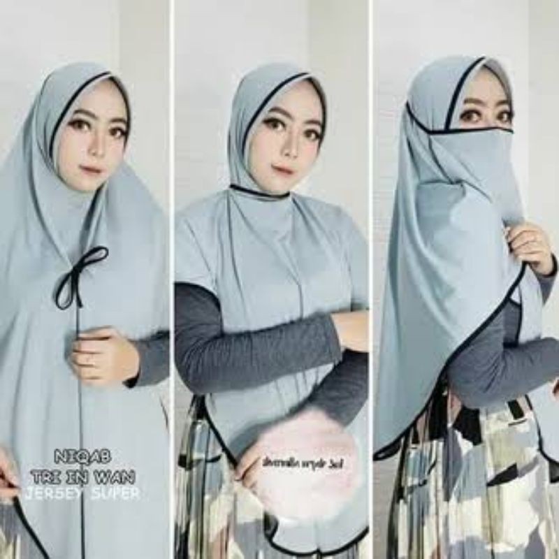 NIQAB 3in1/HIJAB MASKER/HIJAB MURAH