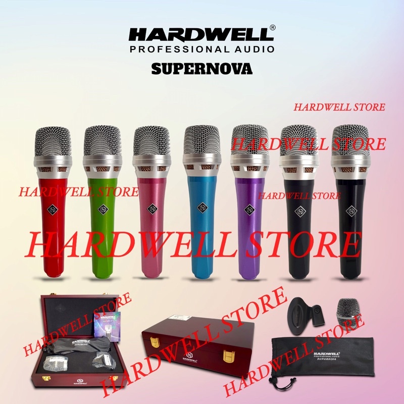 Mic Kabel Hardwell SUPERNOVA Original Mic Kabel Terbaik Include Wooden Box