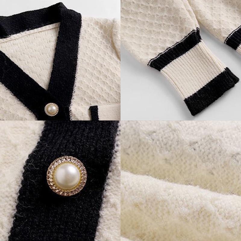 KARAKOREA 5522 Jewel Knit Premium Long Sleeve Korean Cardigan/Kardigan Rajut