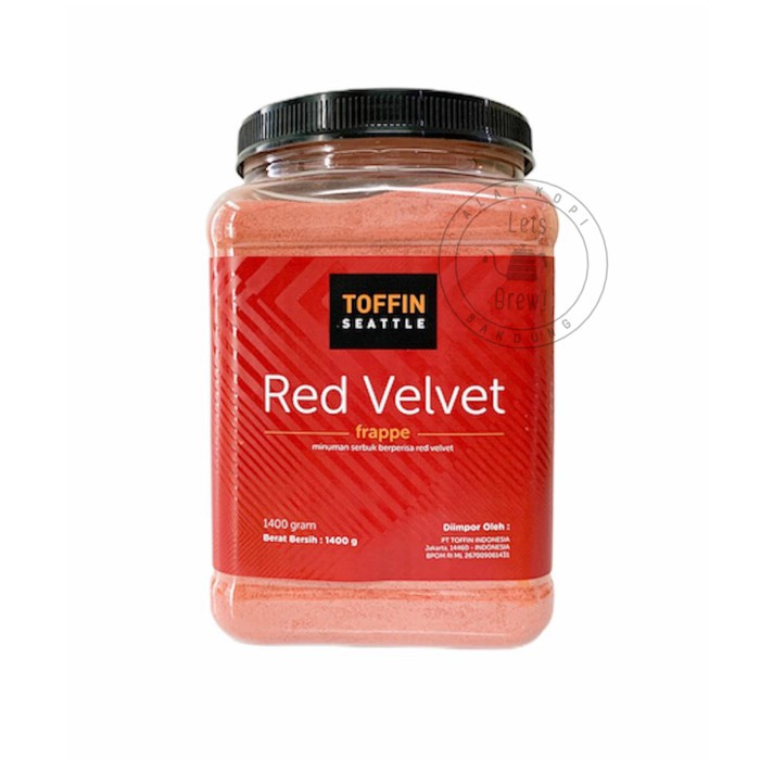 TOFFIN RED VELVET PREMIUM 1400GR POWDER MINUMAN