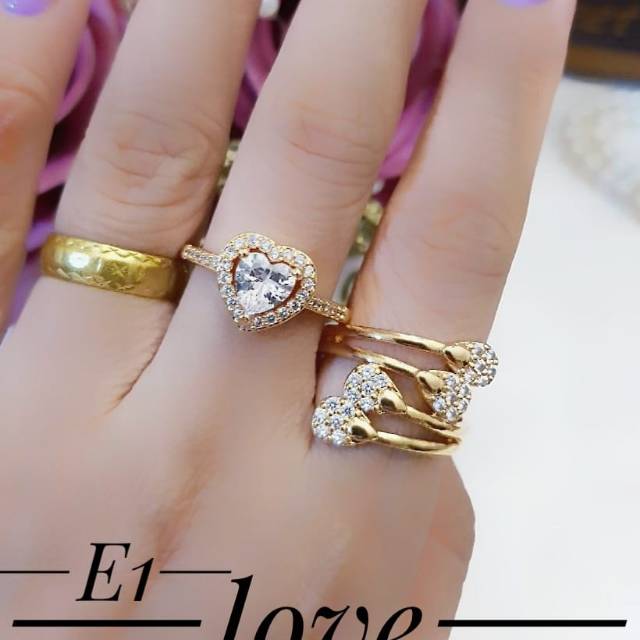 Xuping cincin lapis emas 24k 2910k