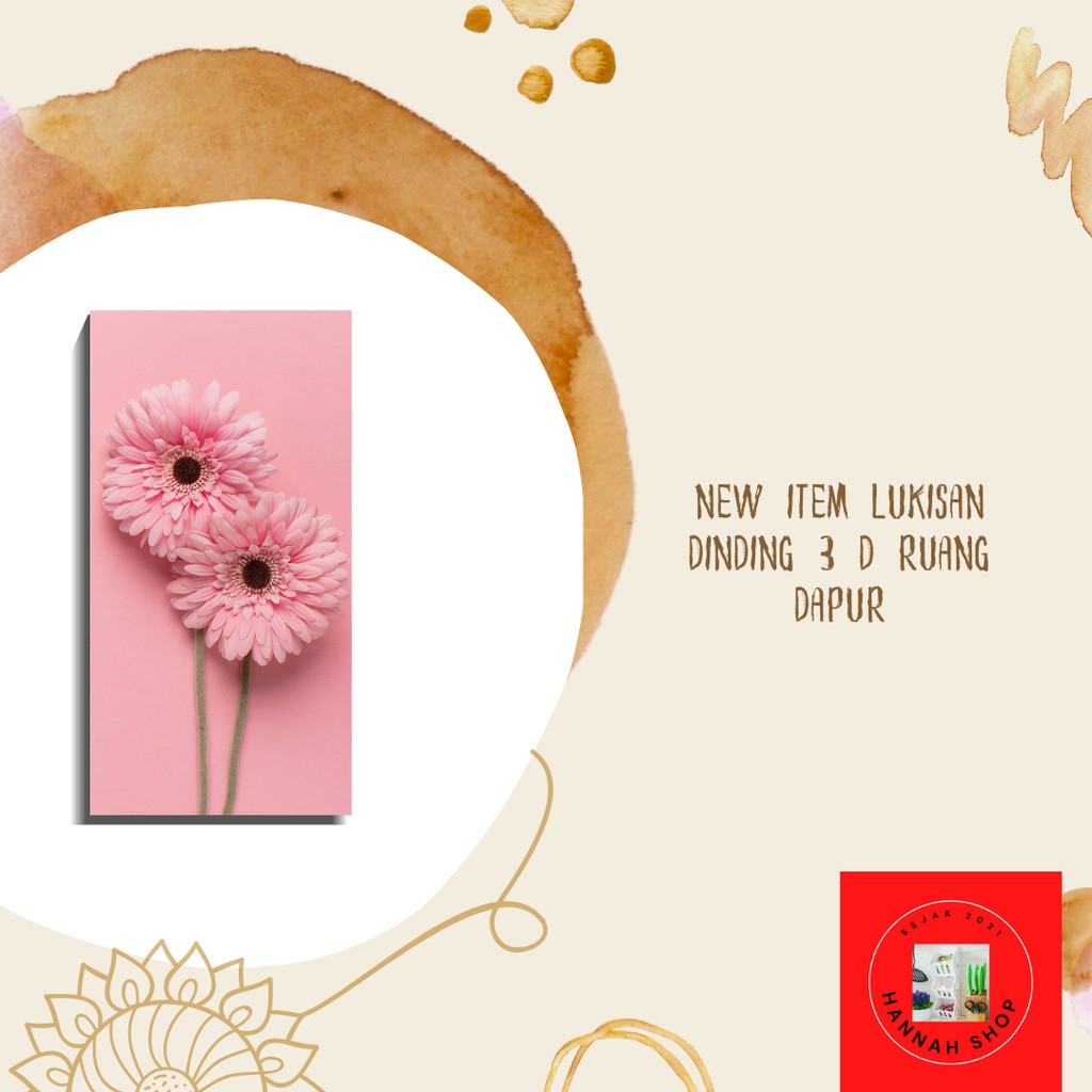 New item lukisan dinding 3 d ruang dapur