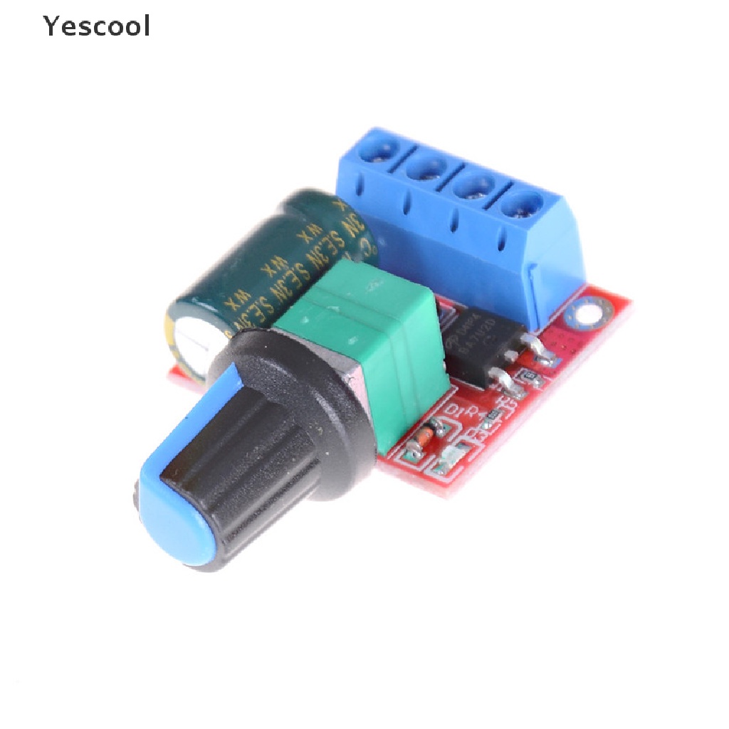 Yescool Saklar Dimmer Mini DC Motor PWM 5A 4.5V-35V