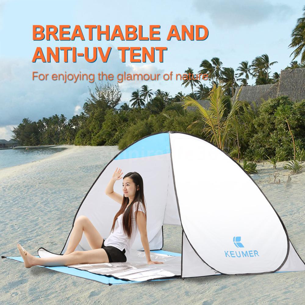 Outdoor Folding Sun Shelter Anti UV Instant Pop Up Portable Beach Automatic Tent