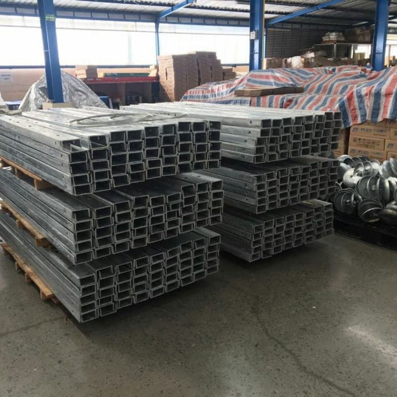 Besi UNP 2 meter x 100 x 50 x 5