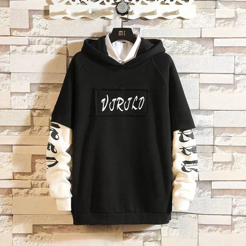 VIGOOO (1KG BISA 4 PCS) SWEATER PRIA LENGAN PANJANG VURULO / HOODIE PRIA LENGAN PANJANG BAHAN FLEECE