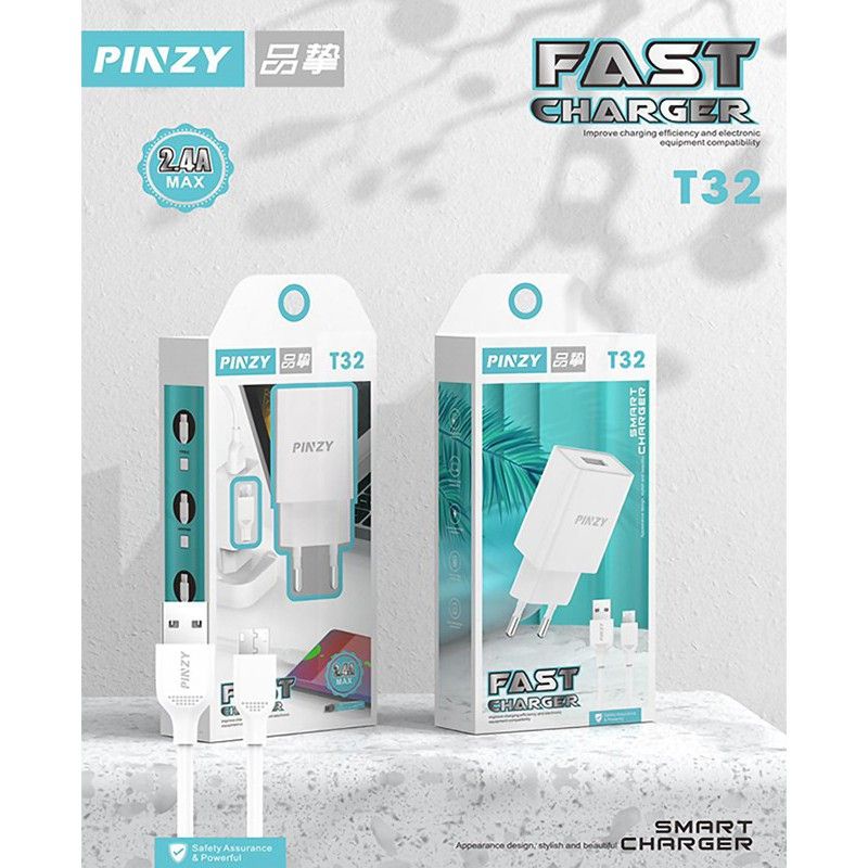 Charger PINZY Original T32 Series Smart Charger Micro USB