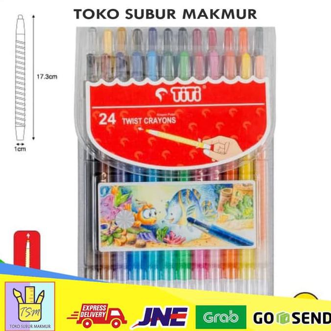 

CRAYON PUTAR 24 WARNA TITI