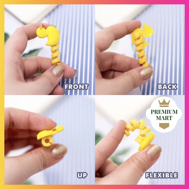 Cable Saver Spiral/ Twist Cable Protector/ Pelindung Ujung Kabel Android Apple - SANRIO
