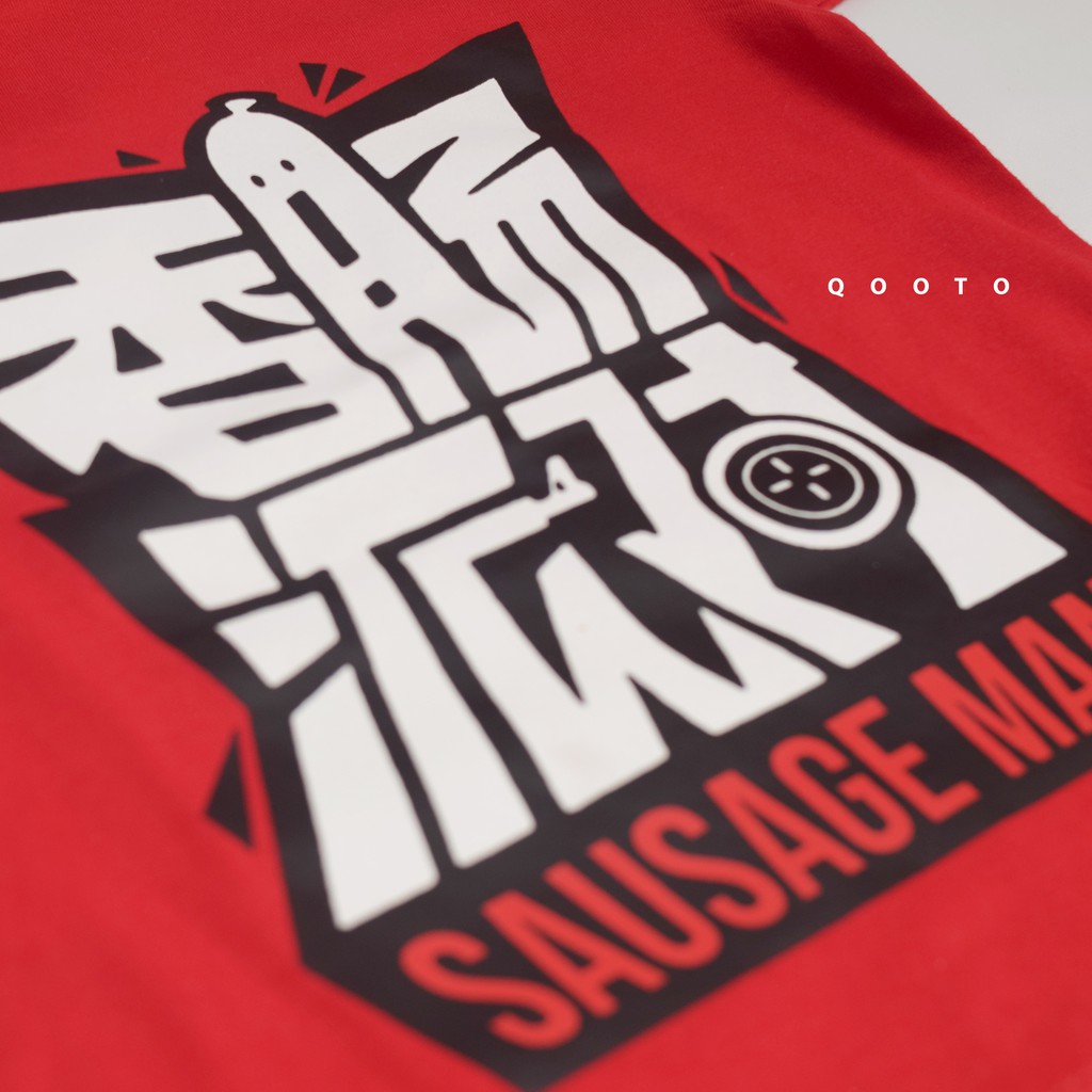 Rotebox kaos hoodie anak laki laki umur 1-12 tahun sablon sausage man