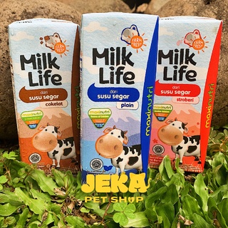 Susu Milk Life 1 Liter Milk Life 1 Liter Fresh Milk Life 1 Liter - Pureplain Shopee Indonesia