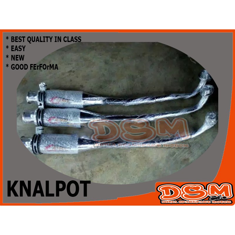 KNALPOT RACING MOTOR BEBEK SUPRA X SUPRA FIT HONDA GRAND / KNALPOT RACING REVO / VEGA R / BLADE