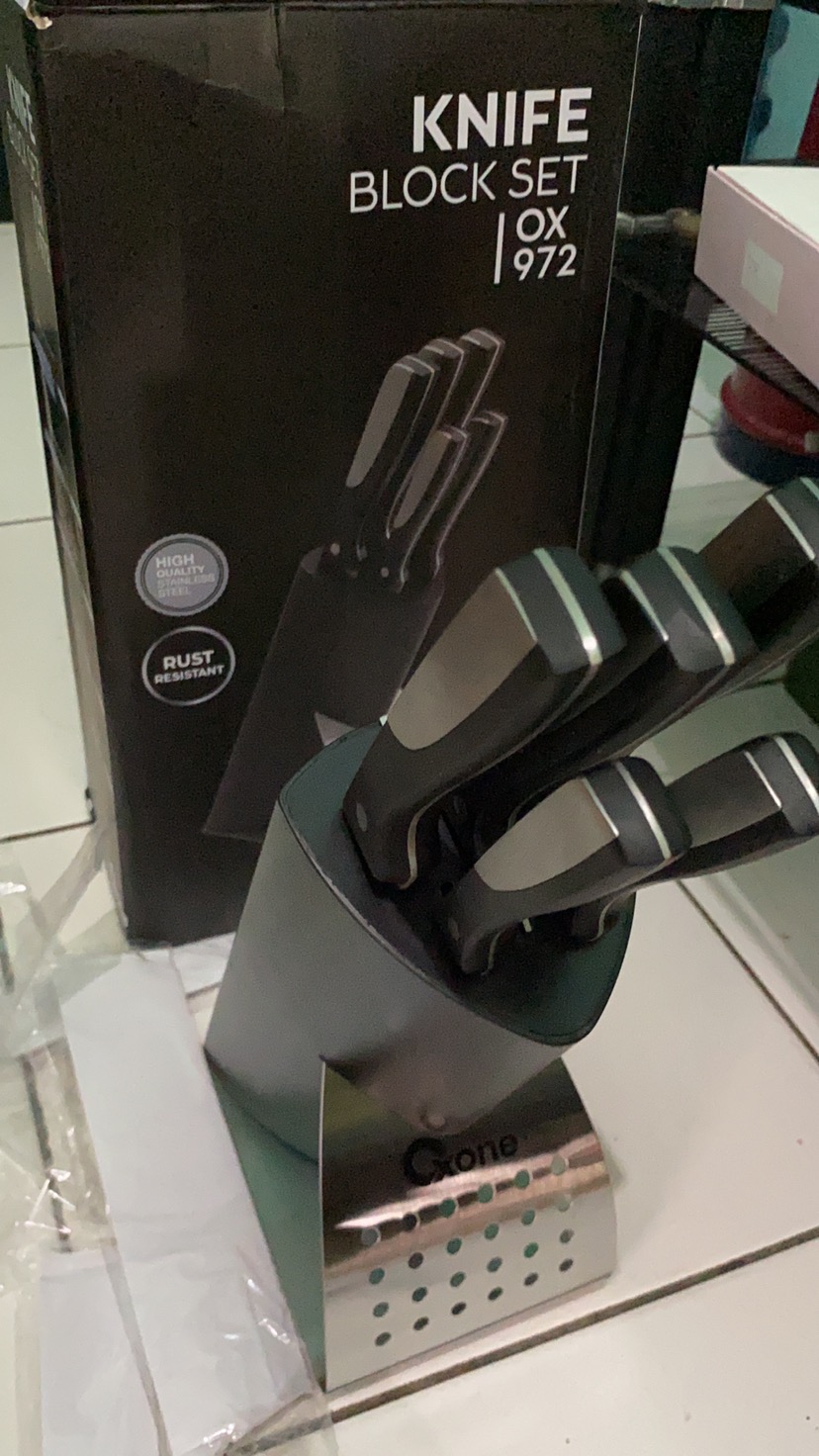 Oxone Ox-972 Pisau Dapur Knife Block Set