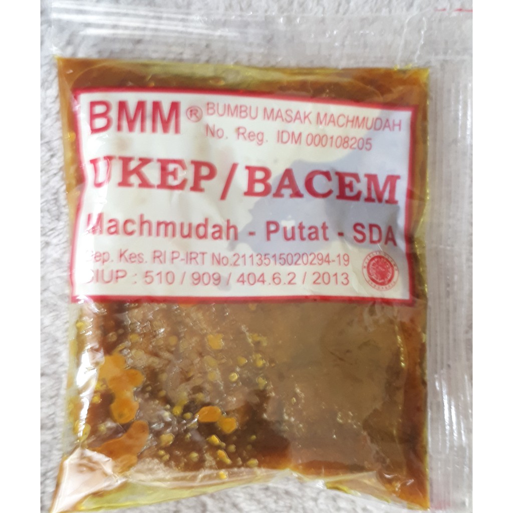 Bumbu Masak Machmudah Bmm Mahmuda Mahmudah Bumbu Ukep Ungkep Bacem Shopee Indonesia