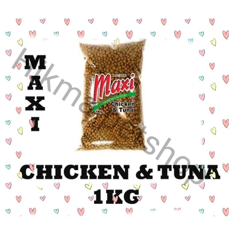 

maxi cat food / repack 1kg