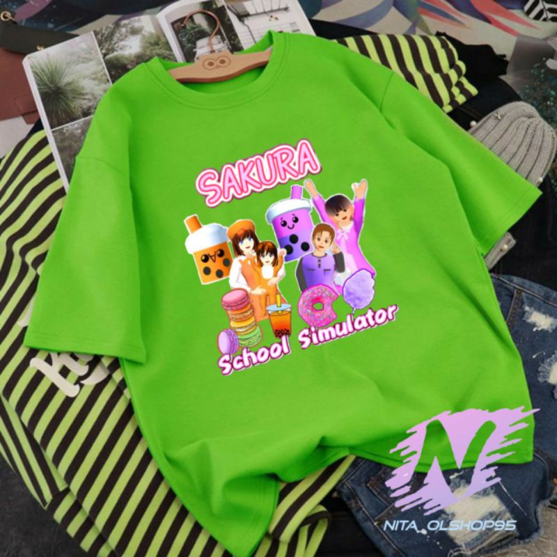 kaos anak Boba sakura school simulator baju boba