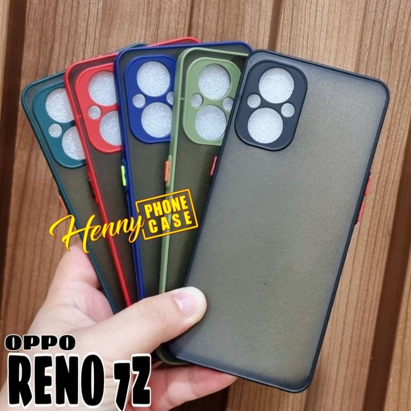 Reno 7 4G Reno 7 5G Reno 7 Z 5G Cover Dove Softcase Frosted Lis Warna Soft Case Dove Reno7 Series