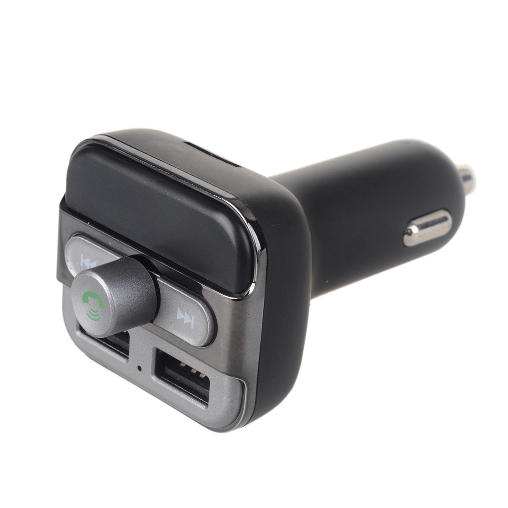 AKN88 - BT20 Bluetooth Car Dual USB Charger MP3 WMA Audio Transmitter Hands-free Call 5V 3.4A