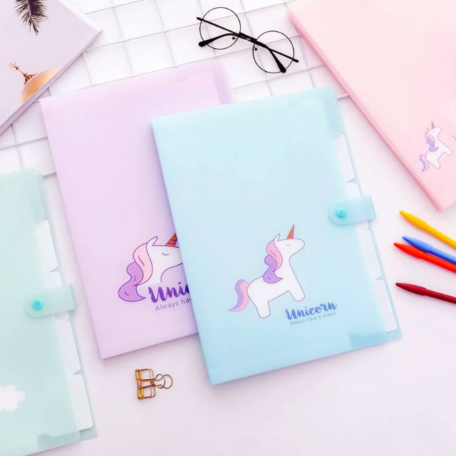 

Map A4 Unik 5 Lapis Edisi Unicorn Unik