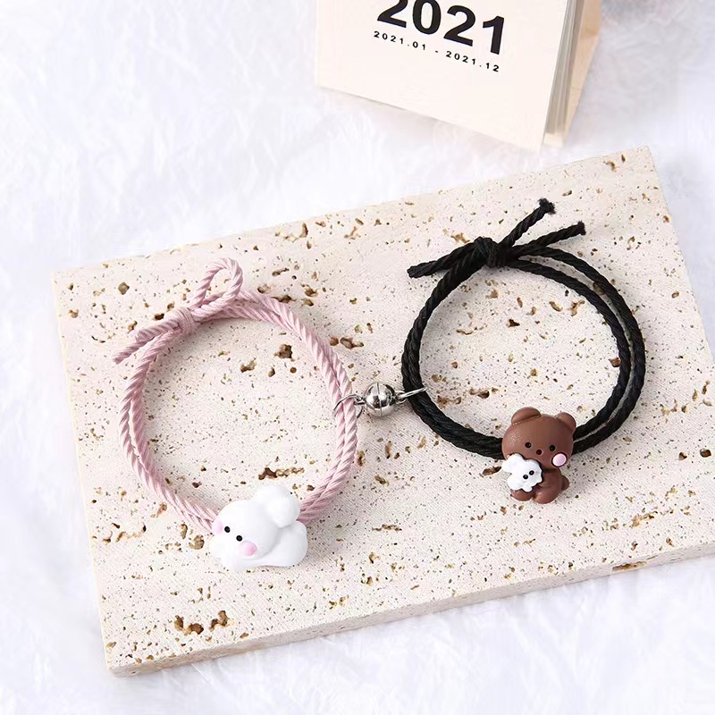 [COD] Gelang Couple Persahabatan Lucu Dengan Aksen Hewan Fashion Korean Import