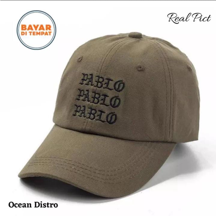 Baseball Cap Women Men Topi Pria Simple Outdoor Bordir Pablo