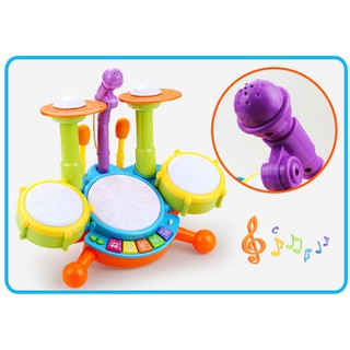  GRATIS  HADIAH Dunia Anak  Drum Set Elektrik Mainan  Anak  