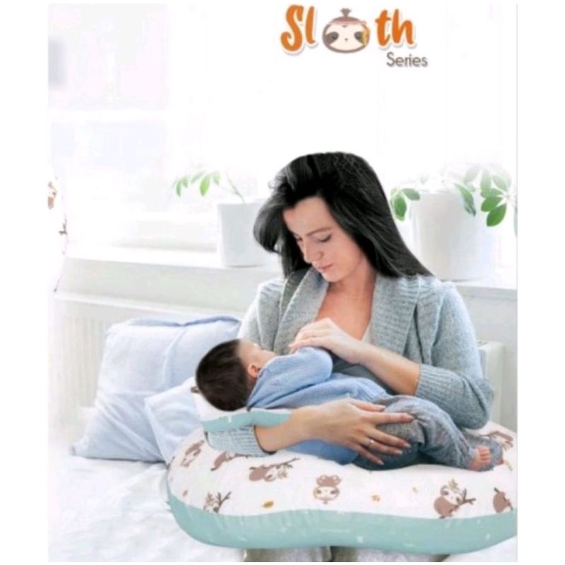 Omiland bantal menyusui sloth series OB31151 / OB31152 (bonus bantal tangan)