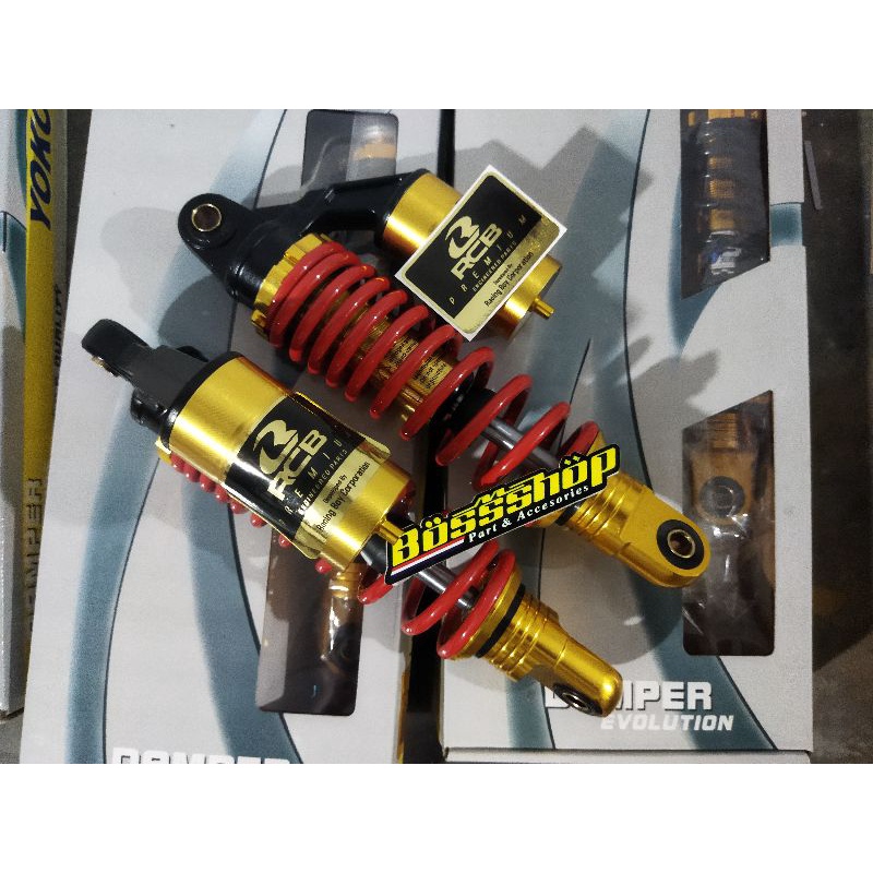 Shock Tabung YOKO G + 270/340mm shock Belakang Rx-king Vega jupiter dll-270 RCB premium