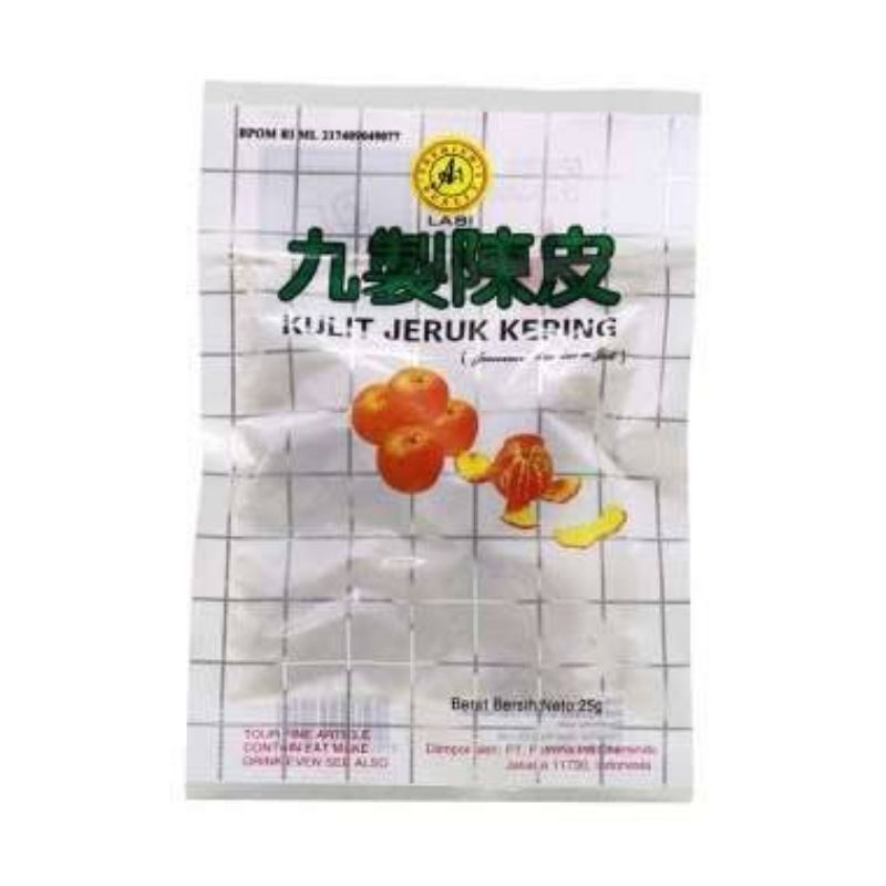 

Manisan kulit jeruk kering chen liang ji A1 25gr