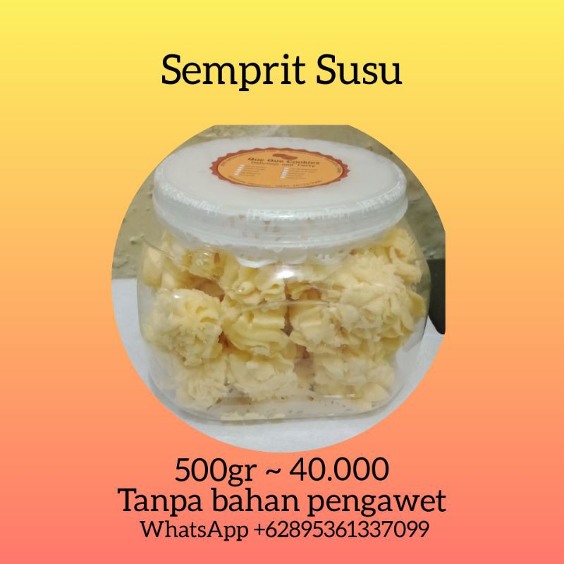 

Kue Semprit Susu