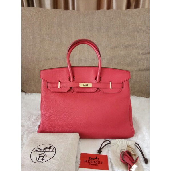 PRELOVED HERME BIRKIN 35 BOUGENVILLE