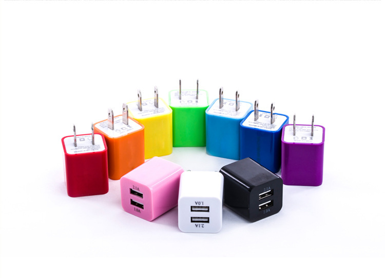 Adapter Dual Usb Port 5v 2a Untuk Iphone Htc Android