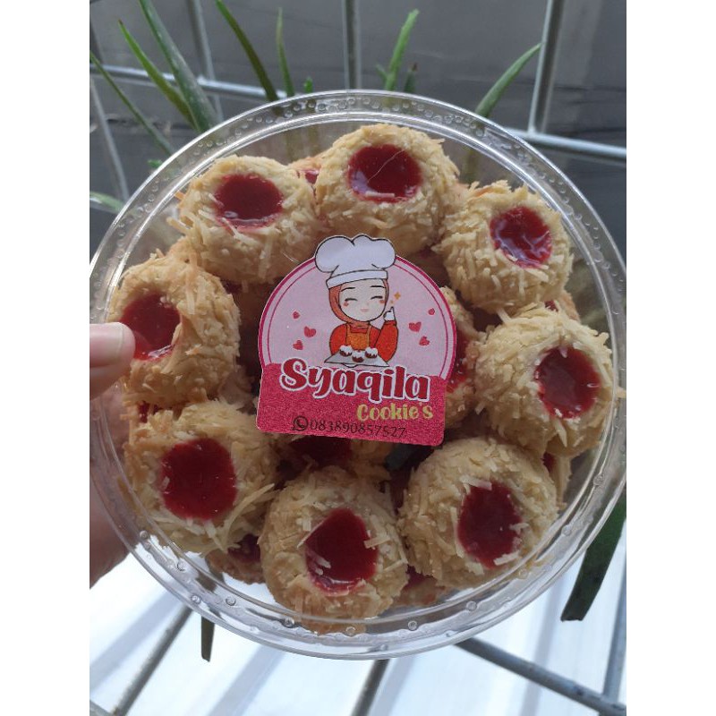 

Kue Thumbprint Strawberry Homemade
