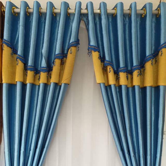 GORDEN Blackout PONI DOUBEL EMBOS BIRU GOLD