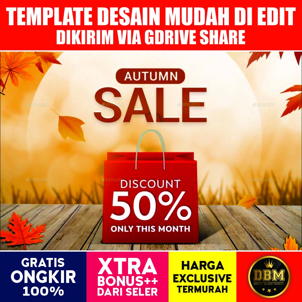 Autumn Sale Bannners Bundle - Photoshop